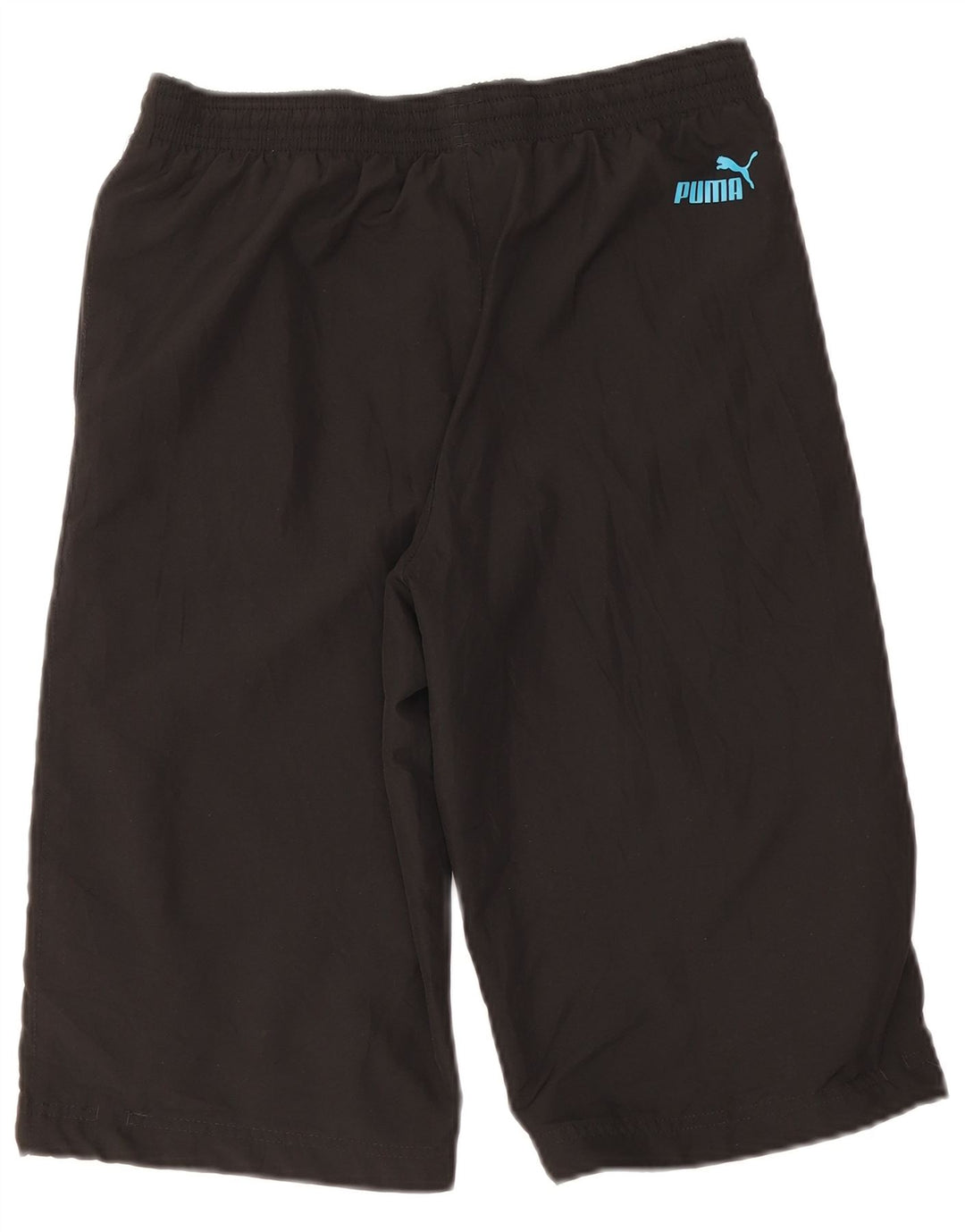 Puma Short de Sport Graphique Garçon 13-14 ans Noir Polyester