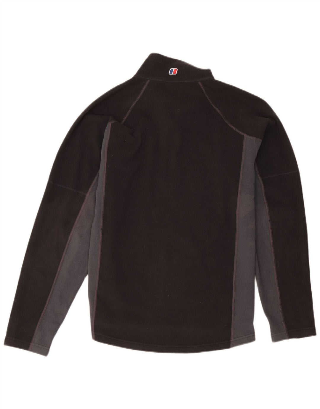 Berghaus Pull Polaire à Col Zippé Homme Noir Moyen Colourblock