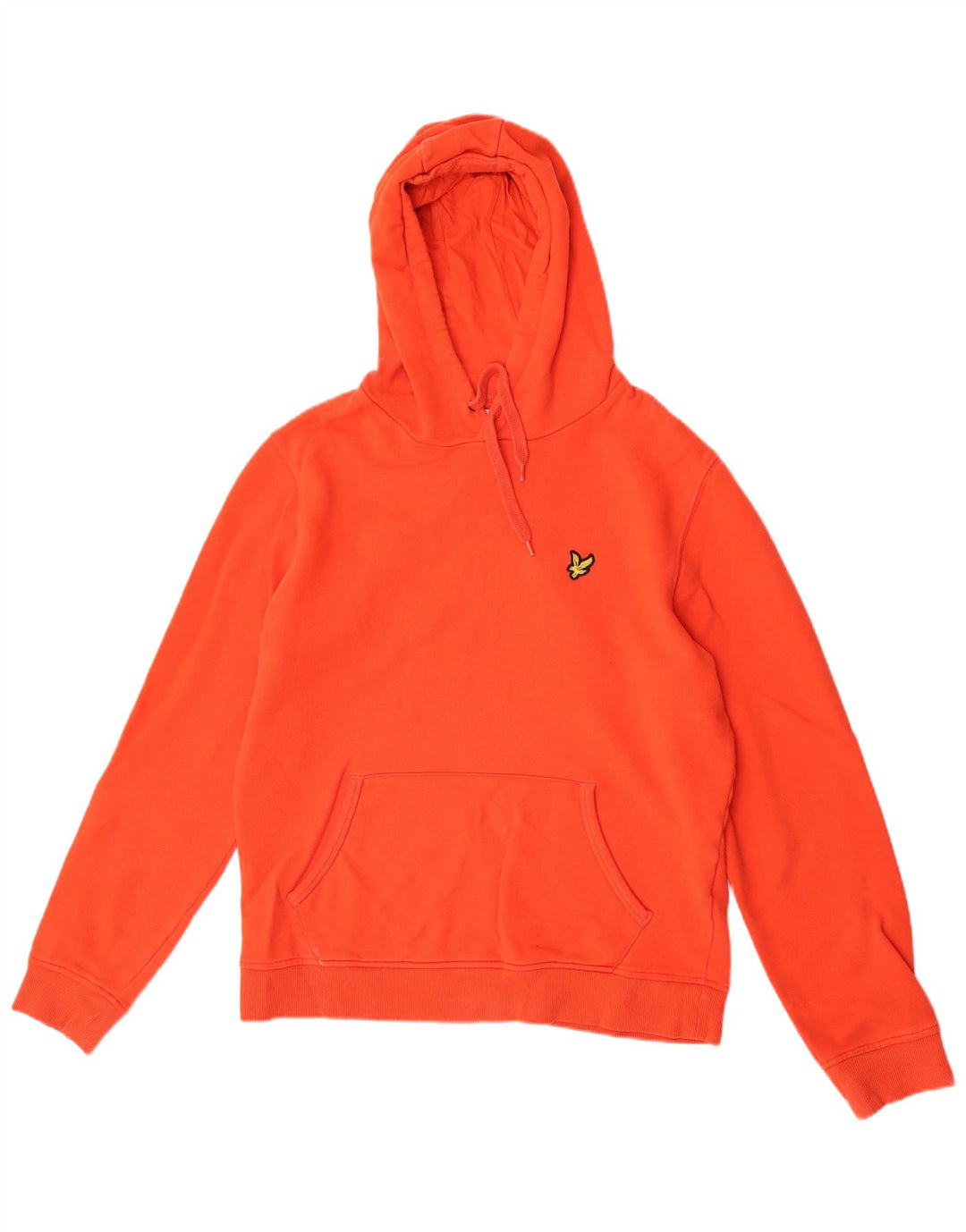 Lyle & Scott Pull à Capuche Homme Orange Moyen Coton
