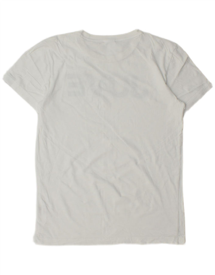Adidas T-shirt graphique pour hommes, petit, blanc