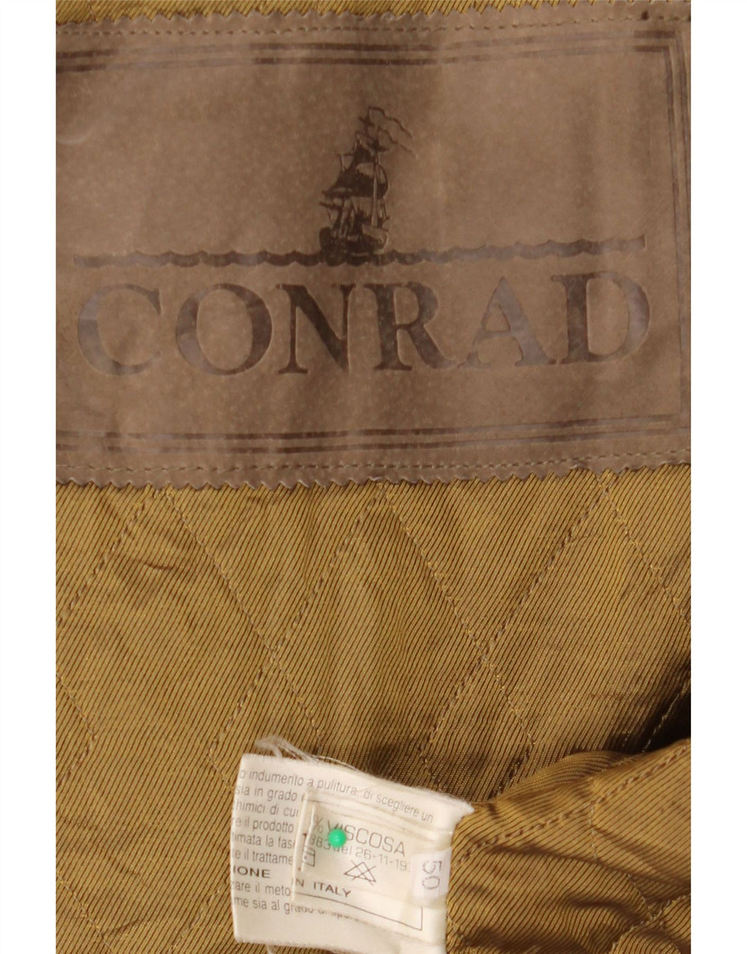 CONRAD Veste coupe-vent à capuche surdimensionnée pour homme IT 50 Grand cuir marron