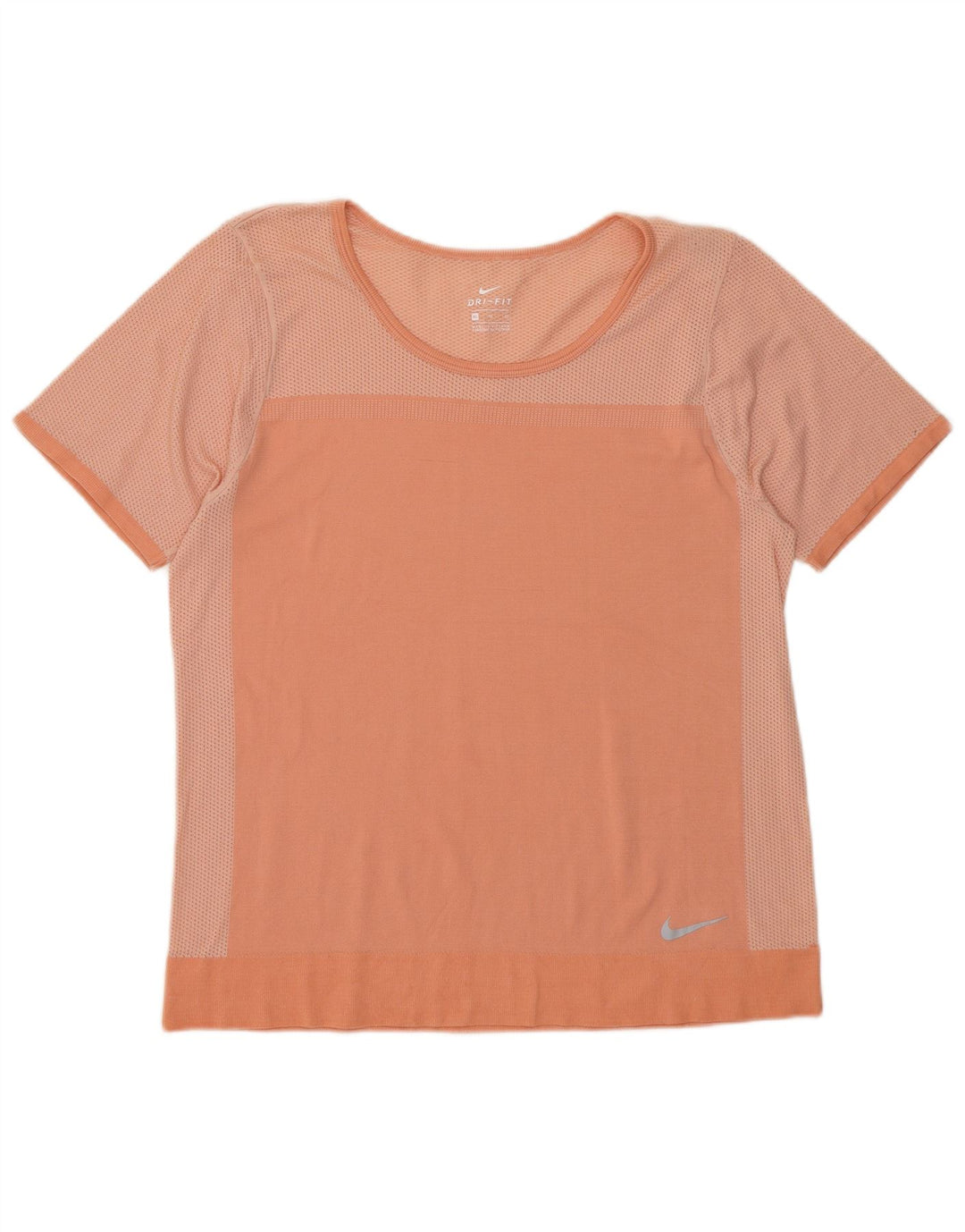 ADIDAS T-shirt Dri Fit pour femme UK 18 XL Orange Colourblock