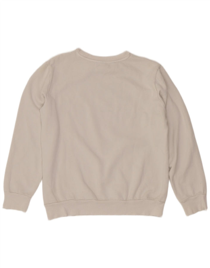 Adidas Sweat-Shirt Graphique Garçon 13-14 Ans Blanc Coton