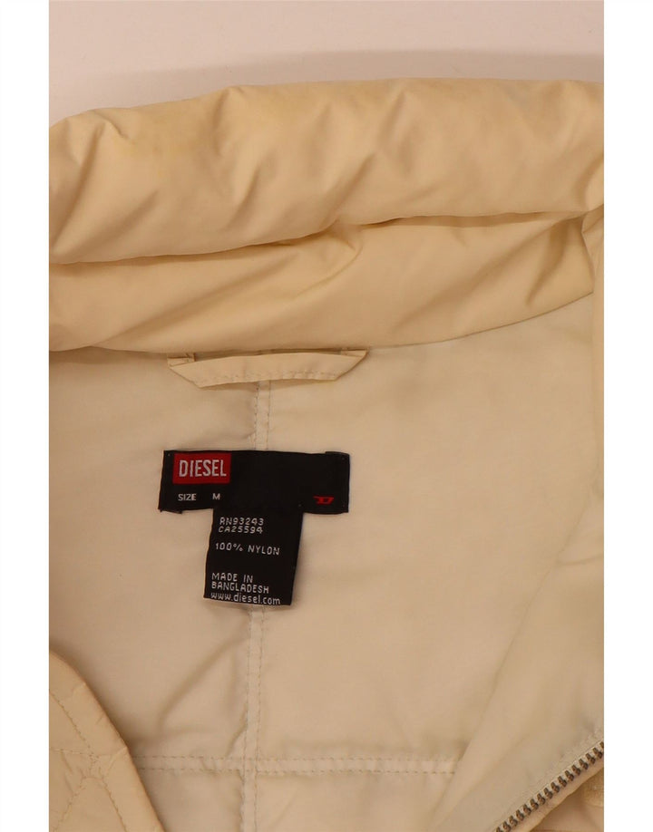Diesel Veste matelassée homme UK 38 Beige Moyen Polyamide