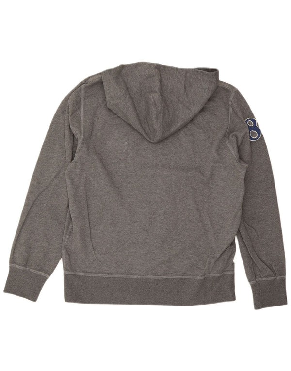Franklin & Marshall Pull à capuche graphique pour homme 2XL Gris Coton
