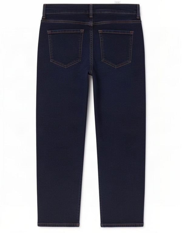 Marks & Spencer Jean droit pour femme UK 12 Medium W30 L25 Bleu marine
