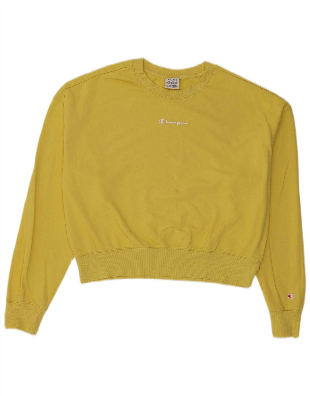 Champion Sweat-shirt pour femme UK 18 XL Jaune