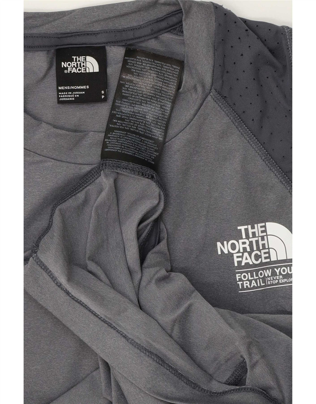 The North Face Débardeur graphique pour hommes Petit gris Polyester Sports