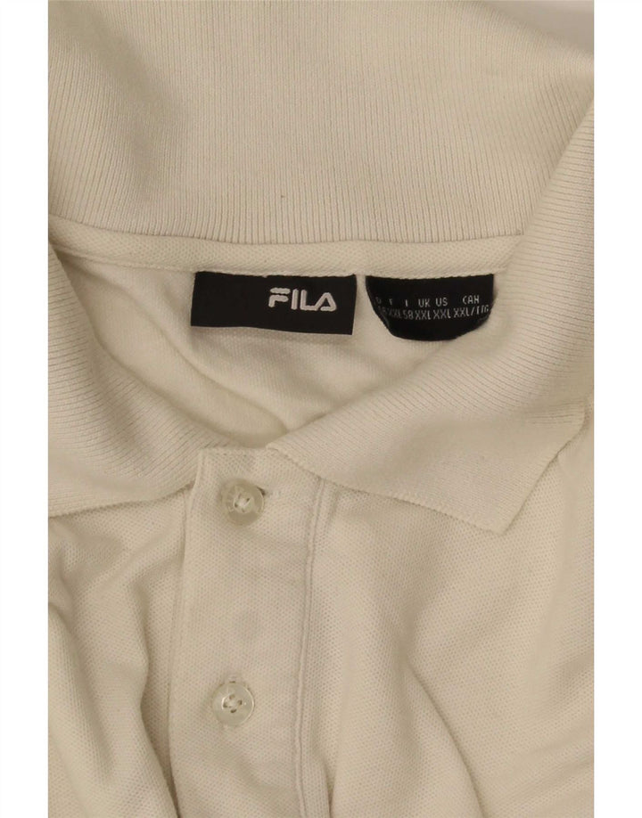 Fila Polo Homme 2XL Blanc