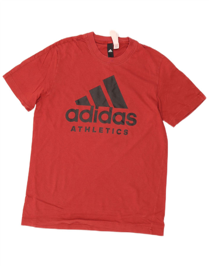 ADIDAS T-Shirt Graphique Homme Rouge Moyen