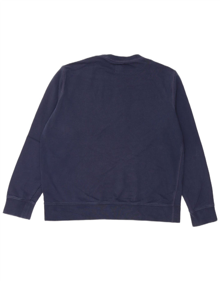 MARKS & SPENCER Sweat-Shirt Homme XL Bleu Marine Coton