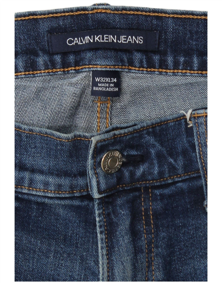 Calvin Klein Jean Slim Homme W32 L34 Bleu Coton
