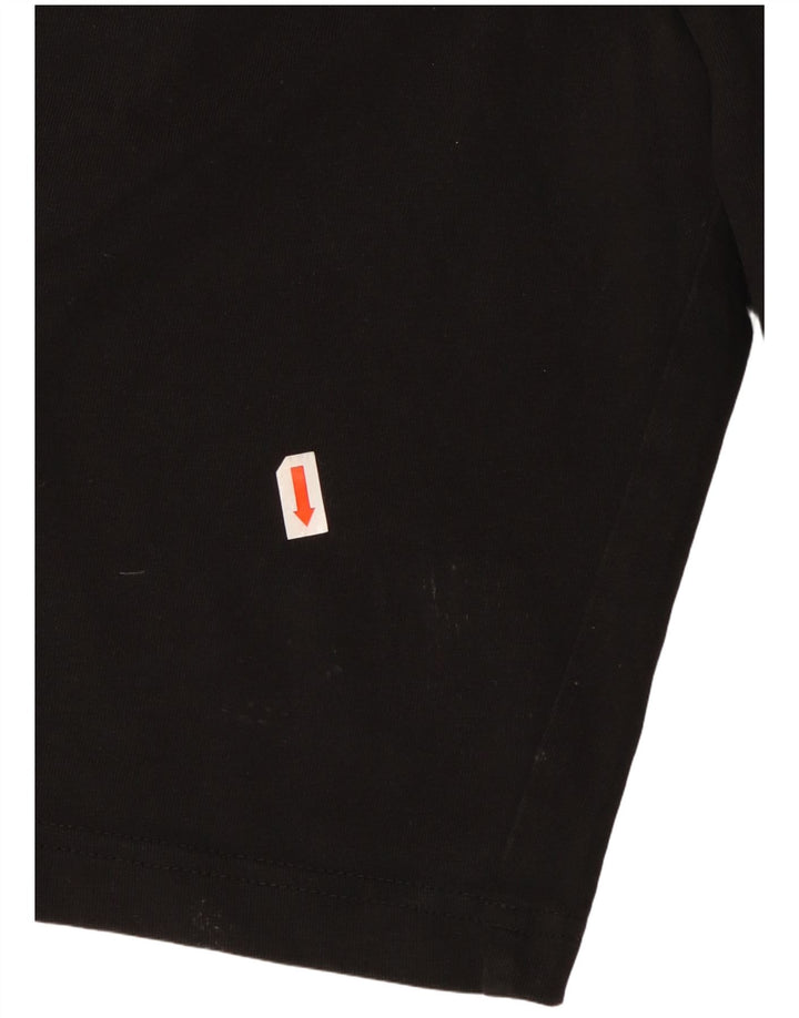 Puma Short de sport pour homme, petit, noir, coton