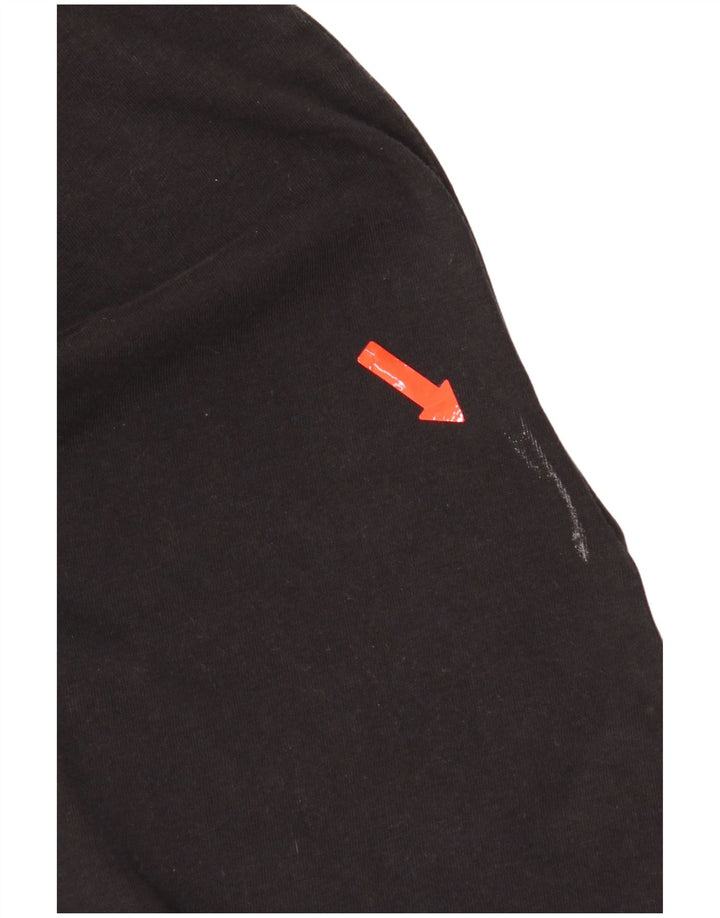 Levi's T-Shirt Femme UK 14 Noir Moyen Coton