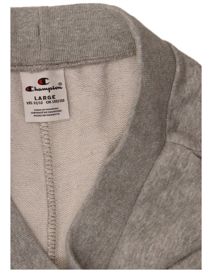 CHAMPION Short de sport graphique pour garçon 11-12 ans, grand gris