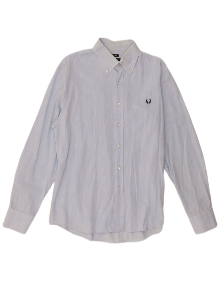 Fred Perry Chemise Slim Fit Homme Bleu XL