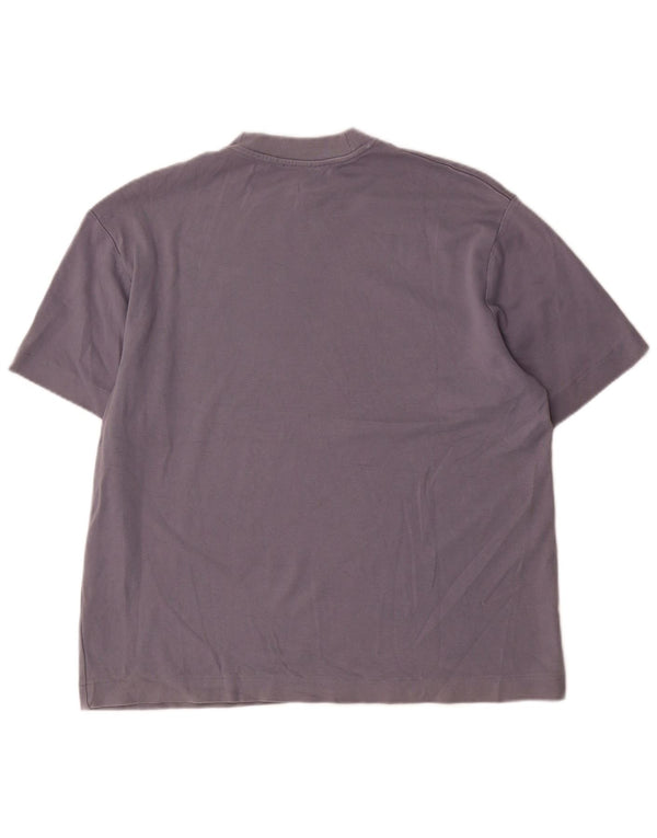 Zara Homme T-Shirt Top Bleu Moyen Coton