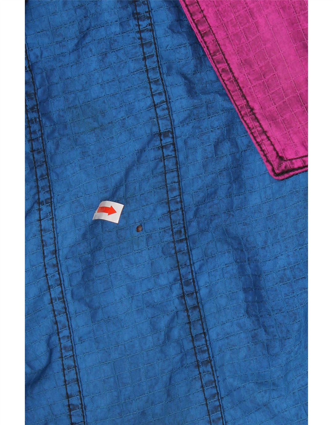 combinaison de ski à capuche vintage pour homme IT 52 Grand bleu colourblock polyamide