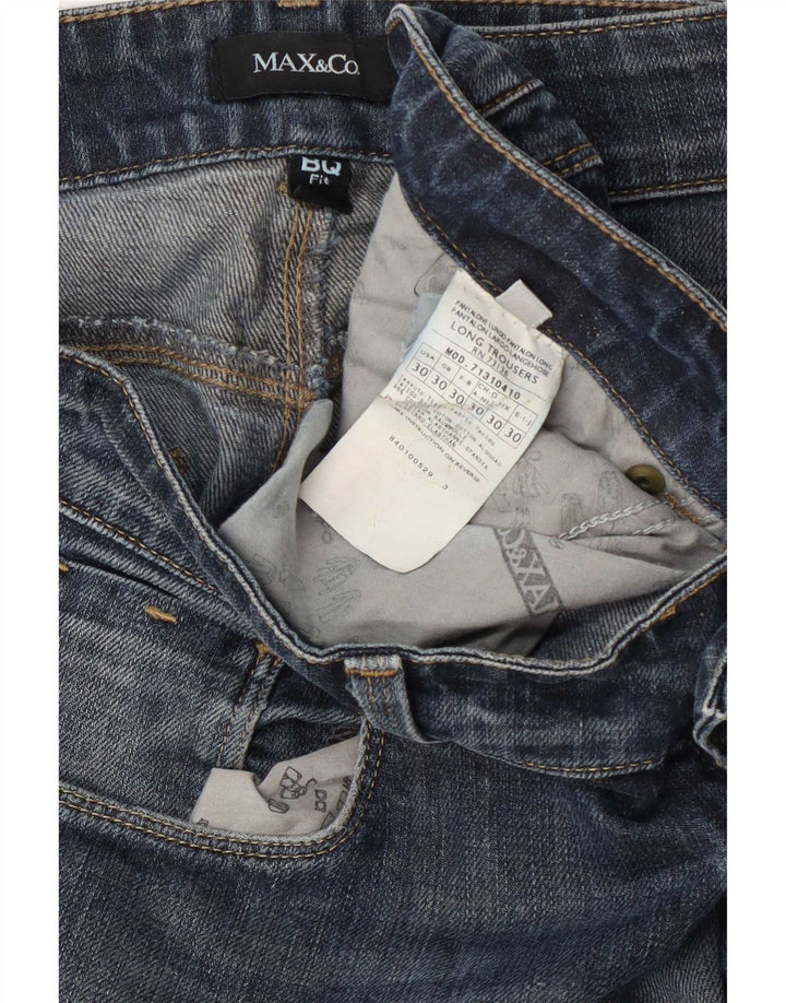 Max & Co. Jean Slim Femme W30 L30 Bleu Coton