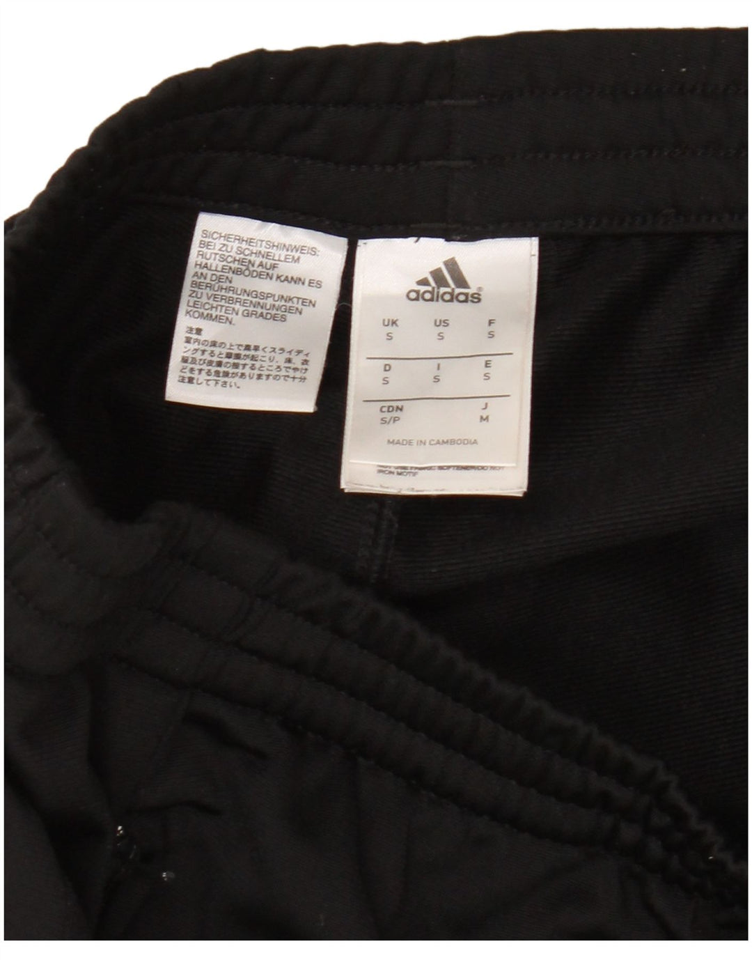 Adidas Pantalon de survêtement pour homme Pantalon de jogging Petit Noir Polyester