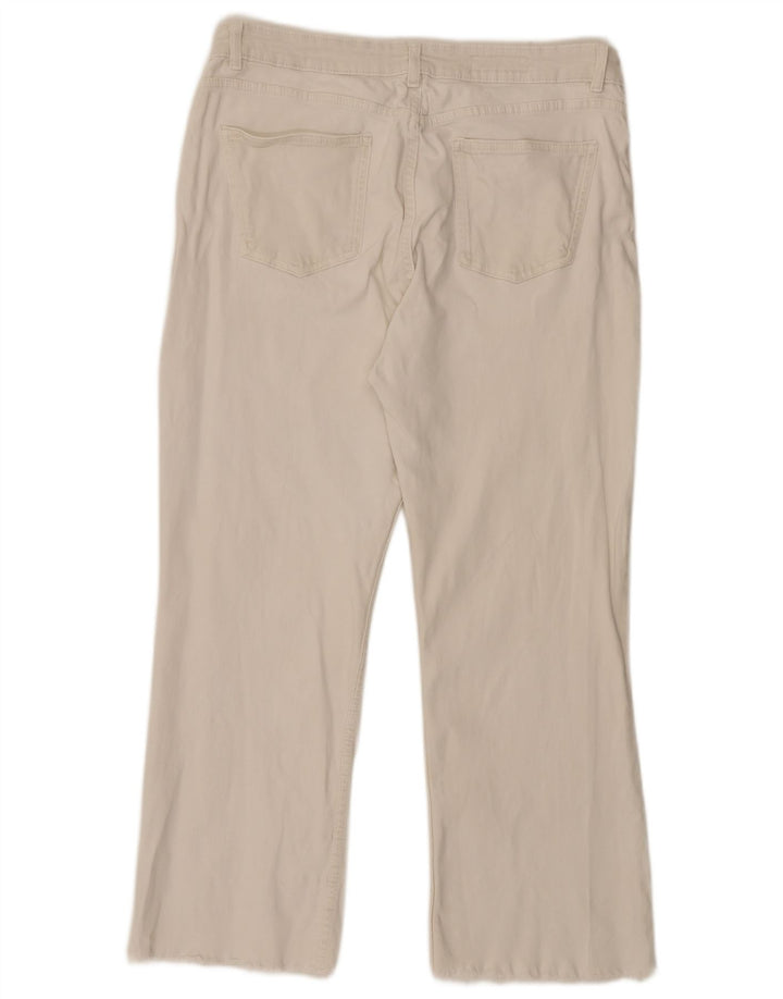 Zara Jean droit pour femme EU 46 2XL W36 L26 Blanc