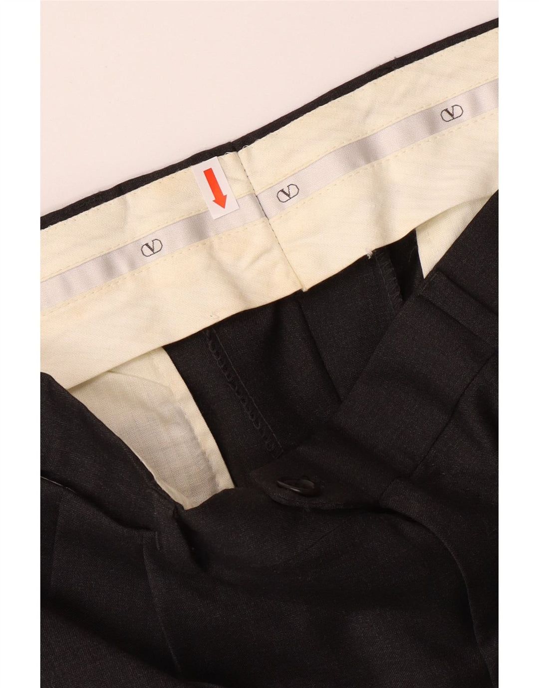 VALENTINO Costume 2 Pièces Croisé Homme IT 50 Large W34 L30 Gris