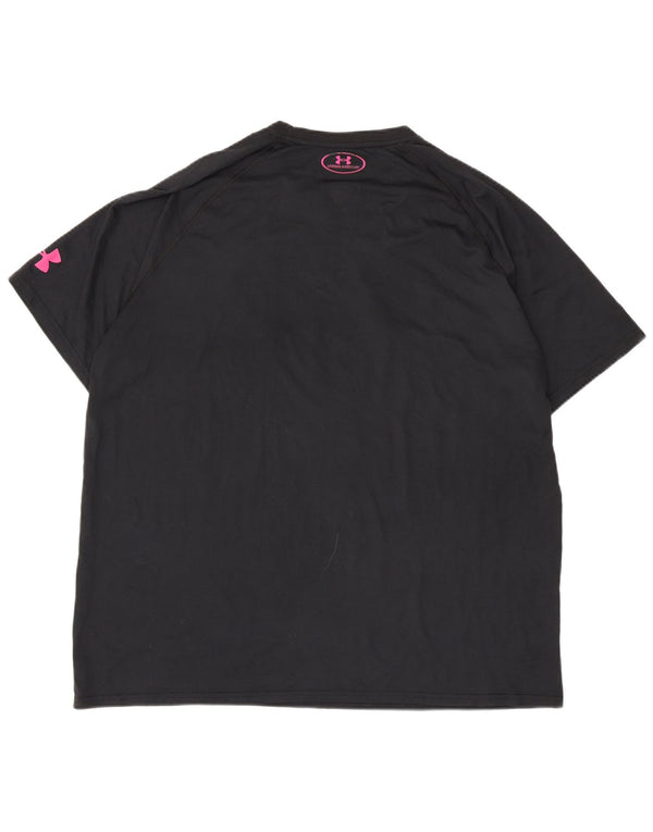 Under Armour Homme Superman Loose Fit Graphic T-Shirt Top XL Noir