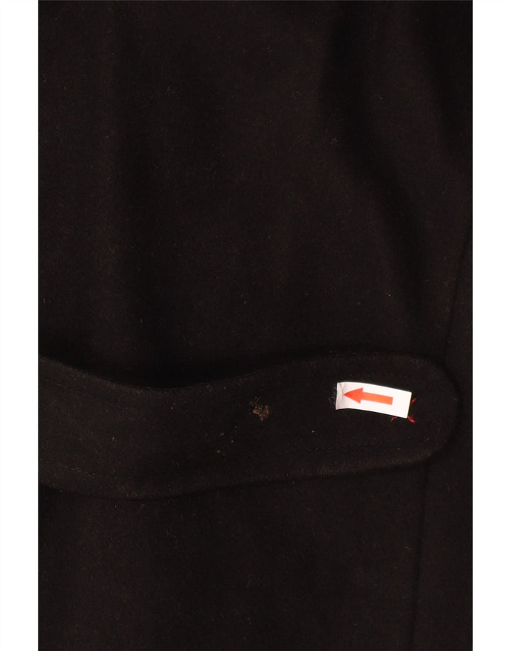 Laura Ashley Veste de sport à capuche pour femme UK 12 Laine noire moyenne