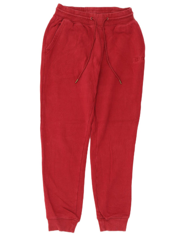 Hurley Pantalon de survêtement pour femme Joggers UK 10 Small Rouge Coton