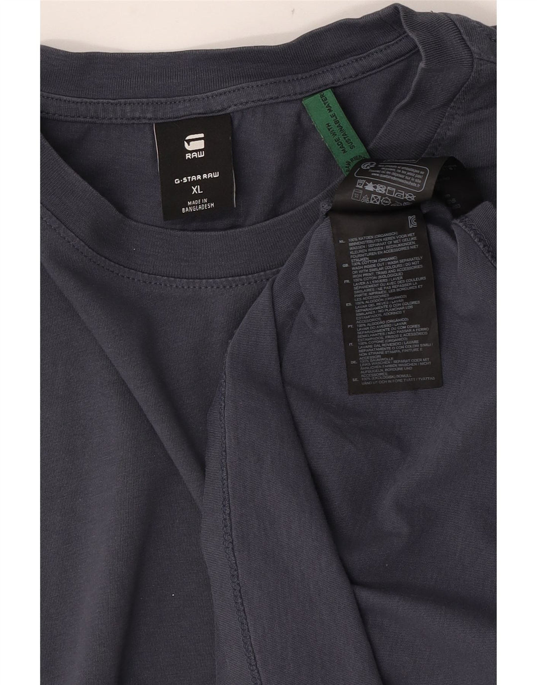 G-Star T-Shirt Homme Top XL Gris Coton