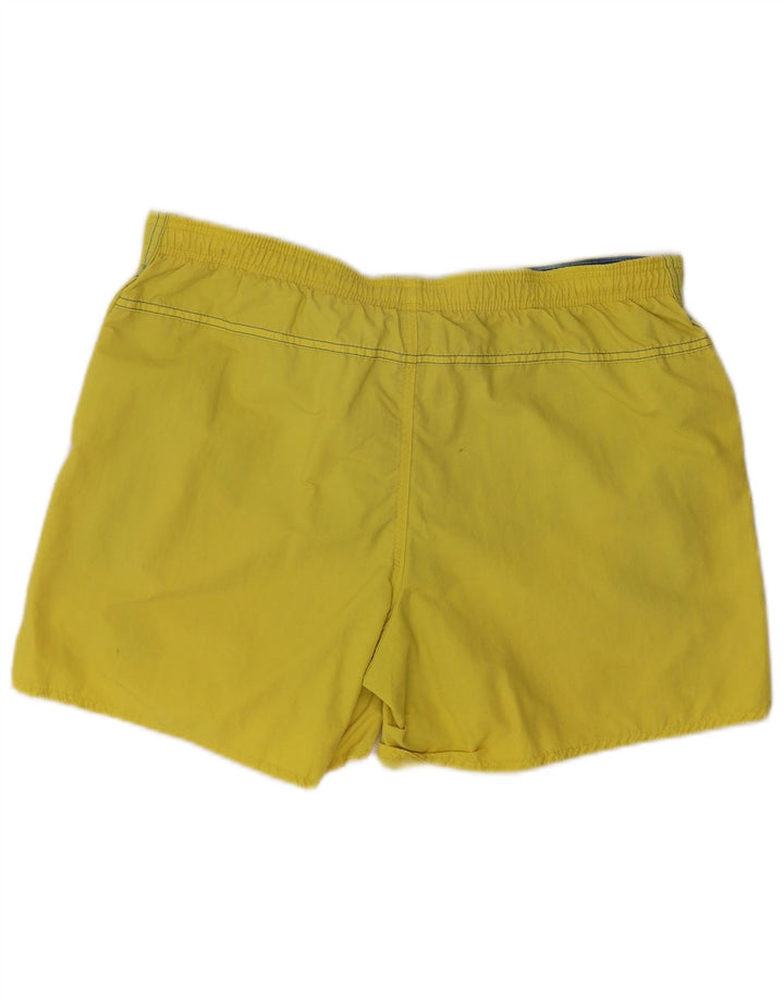 Adidas Short de bain homme en nylon jaune moyen