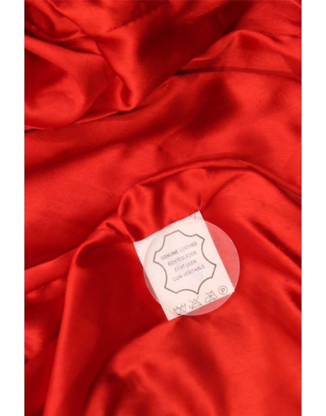 veste en daim femme vintage UK 14 cuir orange moyen