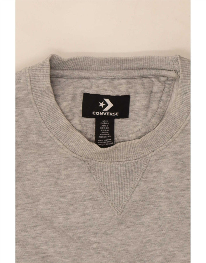 Converse Chuck Taylor Sweatshirt Jumper Petit Gris Moucheté Coton