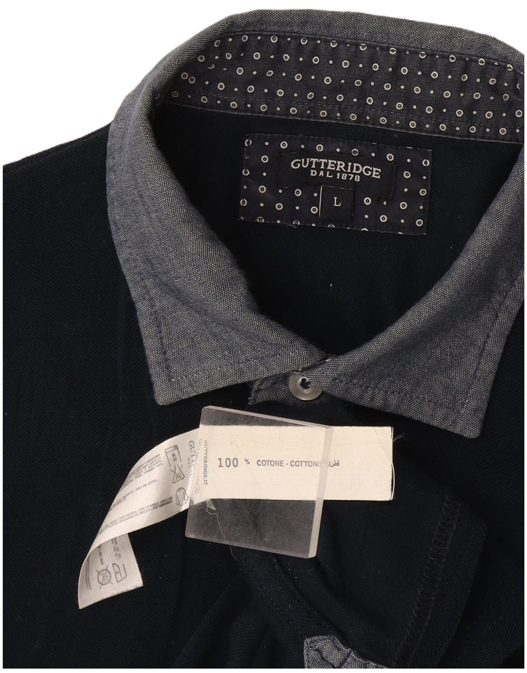 Gutteridge Polo Homme Grand Bleu Marine Coton
