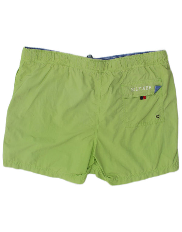 Tommy Hilfiger Short de Bain Homme Vert Moyen Polyester