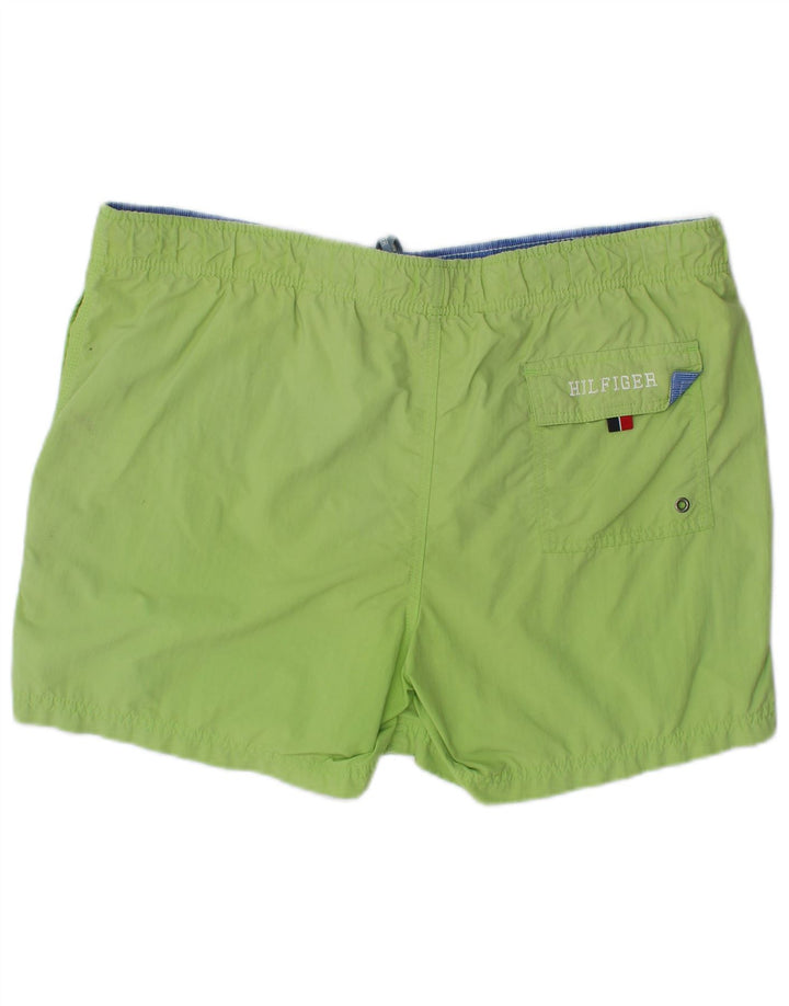 Tommy Hilfiger Short de Bain Homme Vert Moyen Polyester