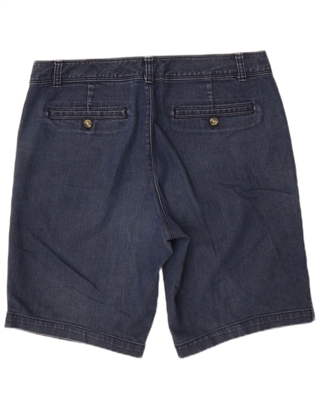 Dockers Short en jean pour femme US 12 Large W34 Bleu marine en coton