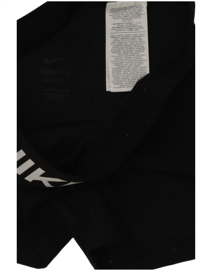 Nike Short de sport Dri Fit Graphic pour femme UK 12 Noir moyen Polyester