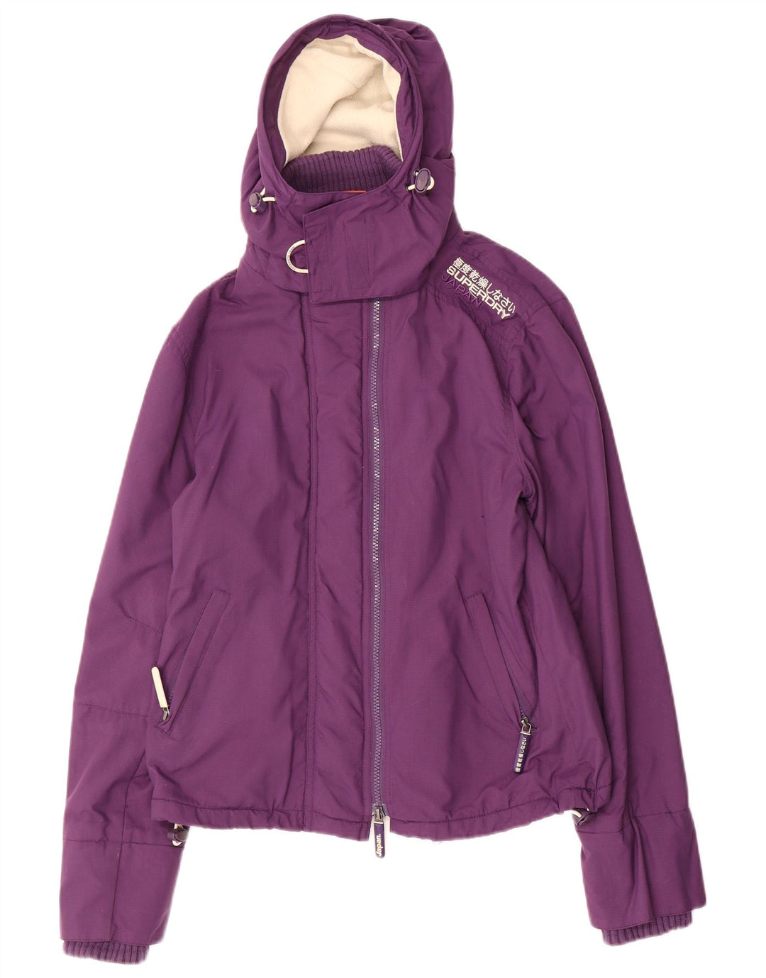 Superdry Veste coupe-vent The Windcheater pour femme UK 12 Violet moyen
