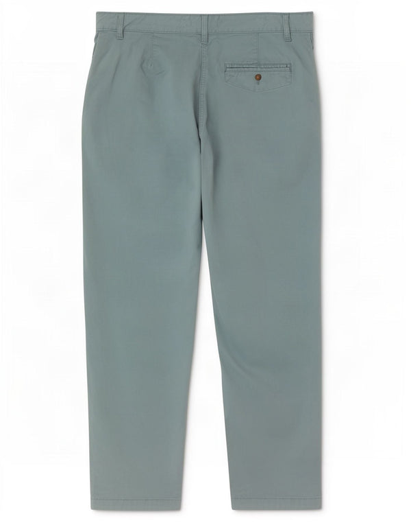 Marks & Spencer Pantalon chino taille haute pour femme UK 16 Large W36 L28 Bleu