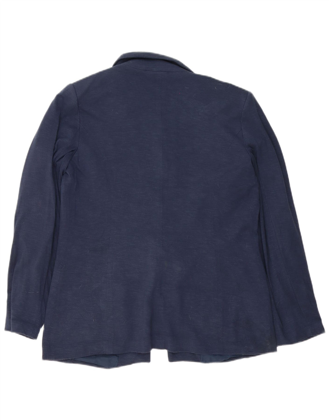 Oasis Veste blazer surdimensionnée à 1 bouton pour femme UK 12 Bleu marine moyen