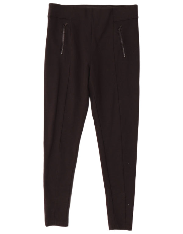 MARKS & SPENCER Pantalon skinny décontracté pour femme UK 16 Large W34 L30 Noir