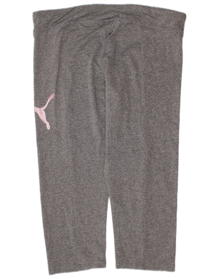 Puma Legging Graphique Fille 12-13 Ans Large Gris Polyester
