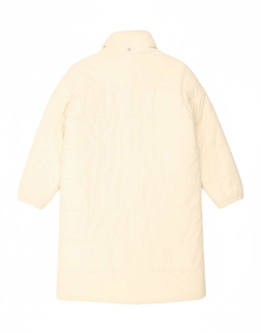 ONYX Womens Padded Coat UK 10 Small Off White Polyamide Vintage Onyx and Second-Hand Onyx from Messina Hembry 