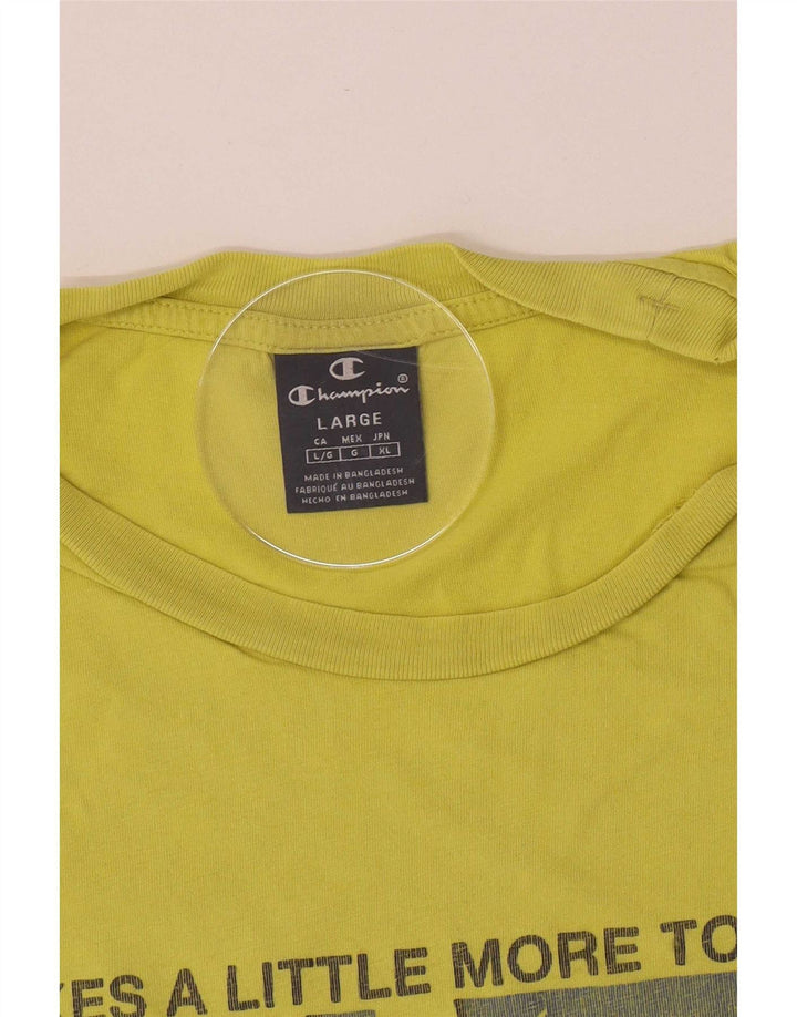 Champion T-Shirt Graphique Femme Grand Vert