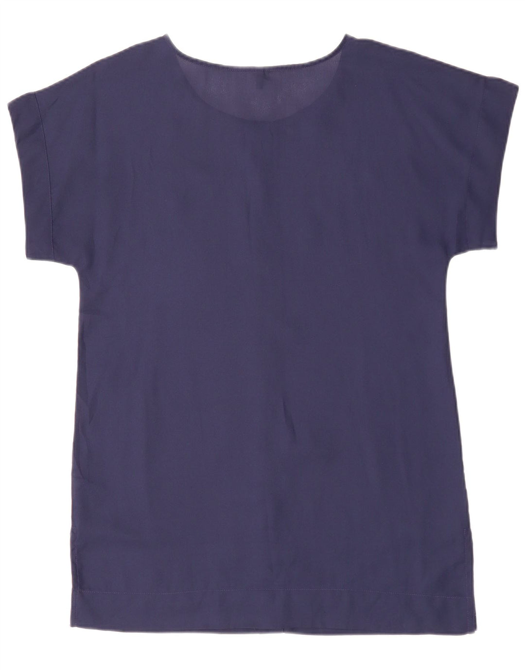 BENETTON Robe Tunique Femme UK 14 Bleu Marine Moyen