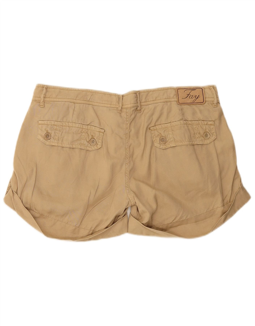 FAY Short Chino Femme W29 Lyocell Beige Moyen