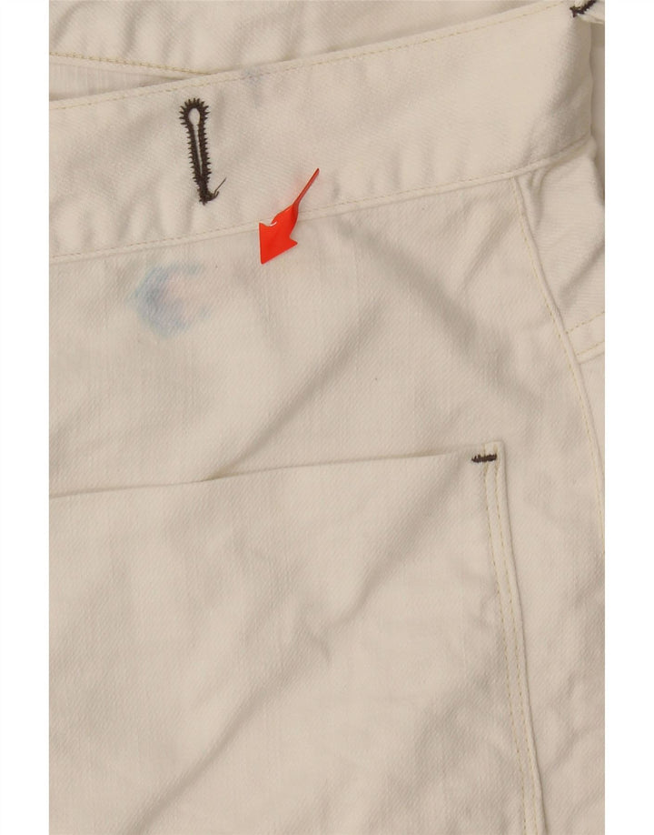 G-STAR Womens Denim Shorts W33 Large White Cotton Vintage G-Star and Second-Hand G-Star from Messina Hembry 