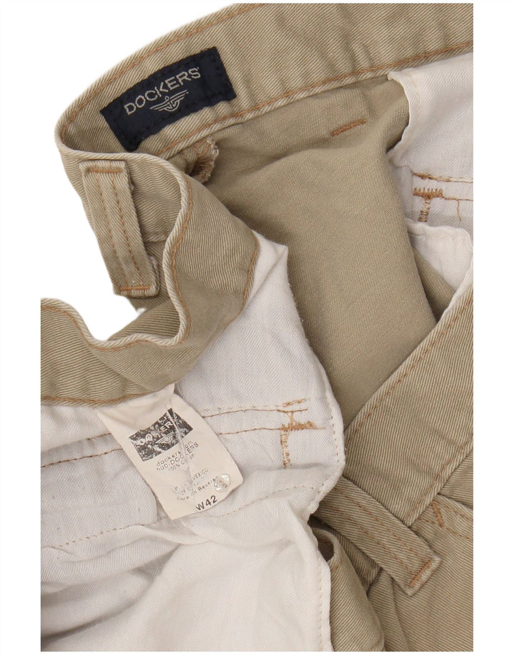 DOCKERS Short Cargo Homme W42 2XL Coton Beige