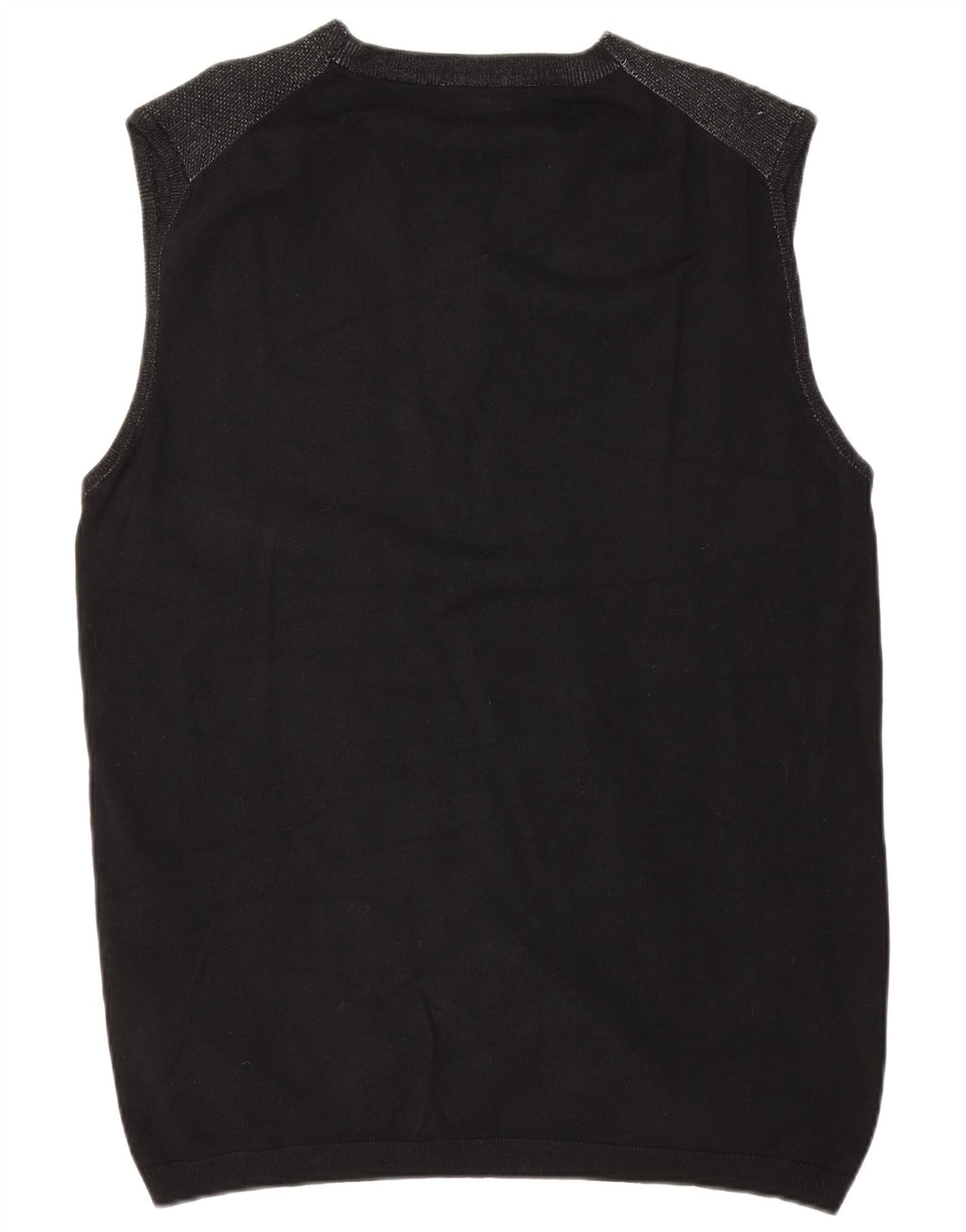 Datch Cardigan sans manches pour homme 3XL en viscose noire